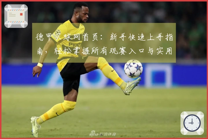 德甲买球网首页：新手快速上手指南，轻松掌握所有观赛入口与实用功能